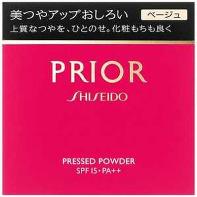 資生堂 PRIOR(プリオール)美つやアップおしろい ベージュ 9.5g PRビツヤUオシロイBE