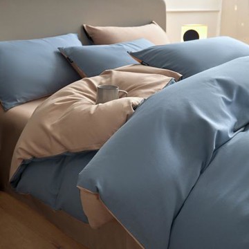 簡約四件套100純棉全棉床單床笠被罩被套床上用品夏季宿舍三件套4