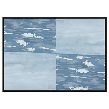 BOLUO GALLERY 菠蘿選畫所 抽象畫 雲彩 APAD4604B 掛畫  59.4 x 42cm  黑色