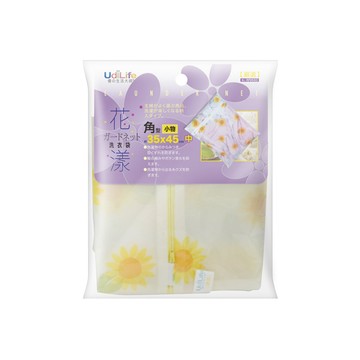 UdiLife花漾角型洗衣袋35x45cm-黃
