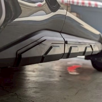 ​【台灣現貨】2025 2026 六代 RAV4 專用 越野風格車側浪板 消光黑 粗獷 鉚釘風 門板防刮飾條 側裙