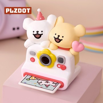 Maltese線條小狗歡樂郊遊系列公仔盒玩(單入隨機款)