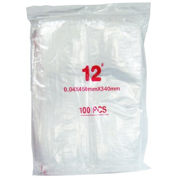 12#密封式夾鍊袋/密封袋/夾鏈袋 34x45cm100ps
