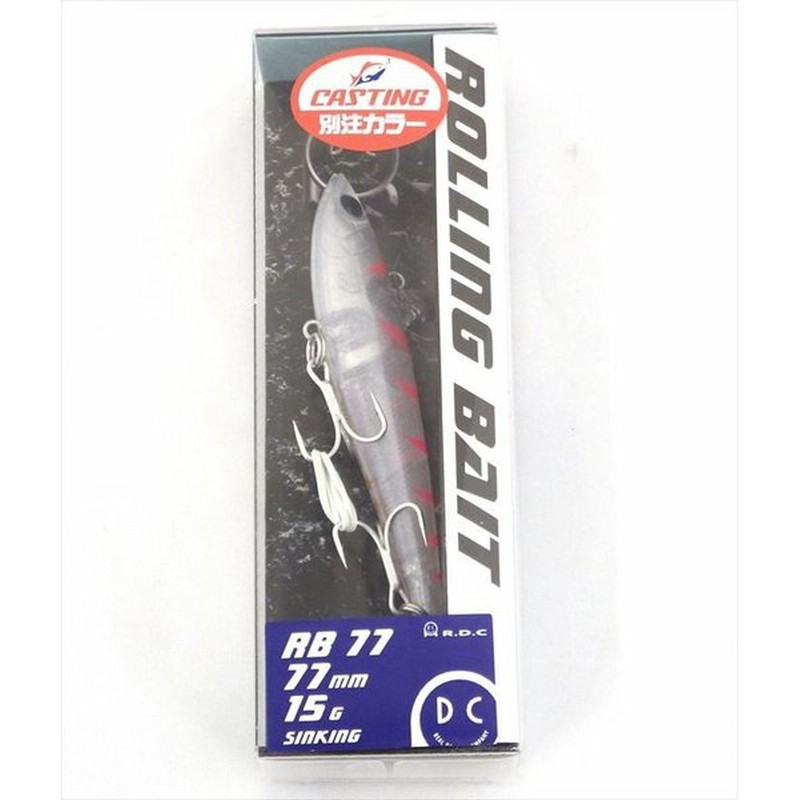 タックルハウス シーバスルアー ローリングベイト Rb77 キャスティング別注カラー 江戸前パール 通販 Lineポイント最大0 5 Get Lineショッピング