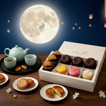 耶誕快樂!【甜盒子Pâtisserie S.】月光城堡禮盒