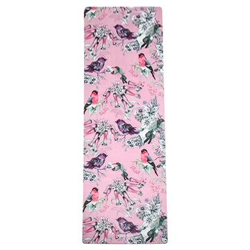 sugarmat 麂皮絨天然橡膠加寬瑜珈墊 185 x 68 x 0.3cm  1個  帕克西尼幻想 粉色