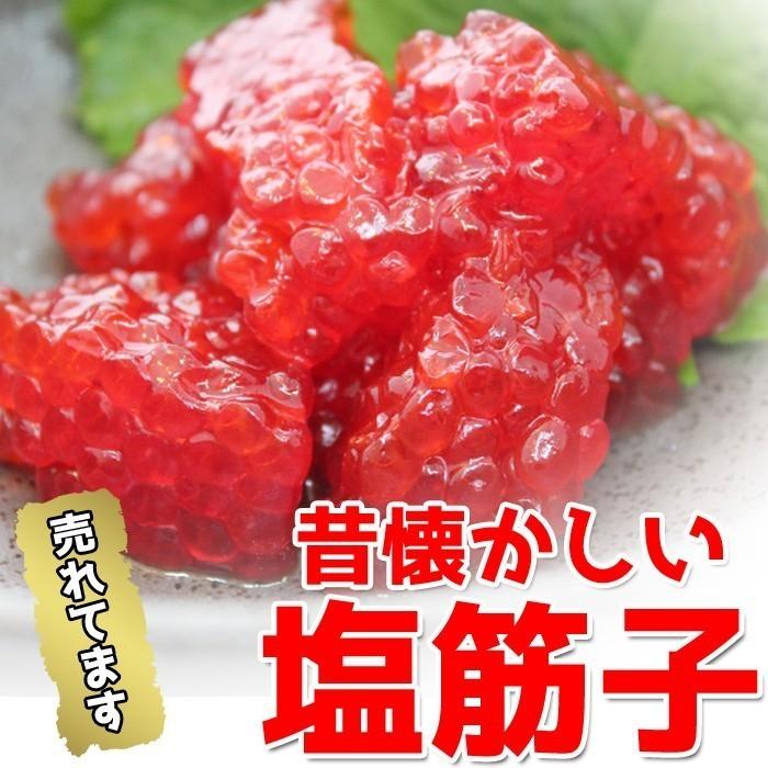 訳あり 昔懐かしい塩筋子 800g （400g×2）業務用 天然紅鮭筋子 塩すじこ 魚卵 大容量 メガ盛り 新米  プレゼント グルメ