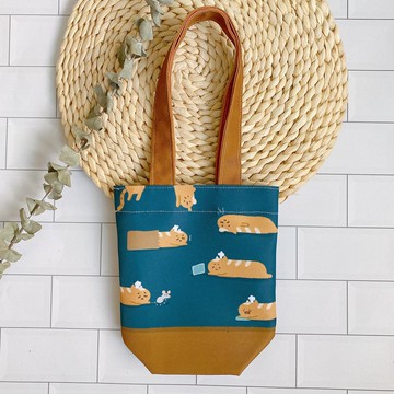 防水飲料提袋 -法棍貓 | Littdlework