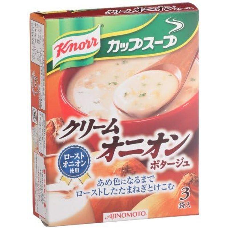 味の素 クノール カップスープ クリームオニオンポタージュ (17.9g×3袋)×10箱入×(2ケース)