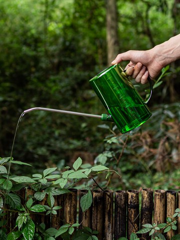 澆花噴壺 不銹鋼長嘴澆水壺家用養花澆花灑水壺綠植淋花壺噴壺大號園藝工具【MJ10674】