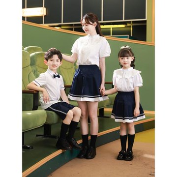 幼兒園園服夏裝六一兒童演出服朗誦比賽大合唱小學生畢業班服校服