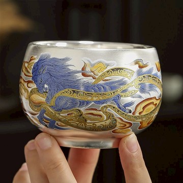 【BRAVOMART HOME】禪定龍馬銀茶盞禮盒 茶盞 升遷禮 商務送禮 禮物獨家 新品上市 入厝禮