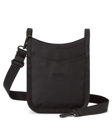 【PORTER INTERNATIONAL】SUAVE 斜背包(M) 11868-00201(黑色)