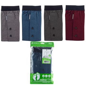 [家速配]Hangten純棉針織平口褲-M(顏色隨機出貨)