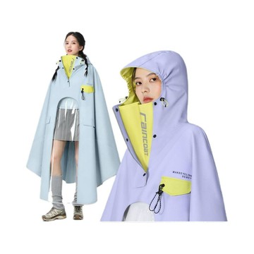 ✨新款特惠✨備美雨衣電動電瓶車女款單人加大加厚長款全身防暴雨騎行專用雨披0401