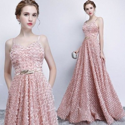 ロングドレスウェディングドレスイブニングドレス演奏会ドレスステージパーティードレスプリンセスライン結婚式ドレス披露宴二次会同窓会ckywo095