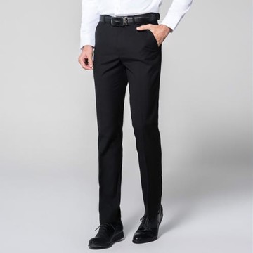 春夏西褲男士修身職業直筒商務休閑西服褲正裝褲西裝褲黑色長褲子