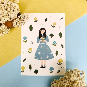 明信片-好好的-愛自己