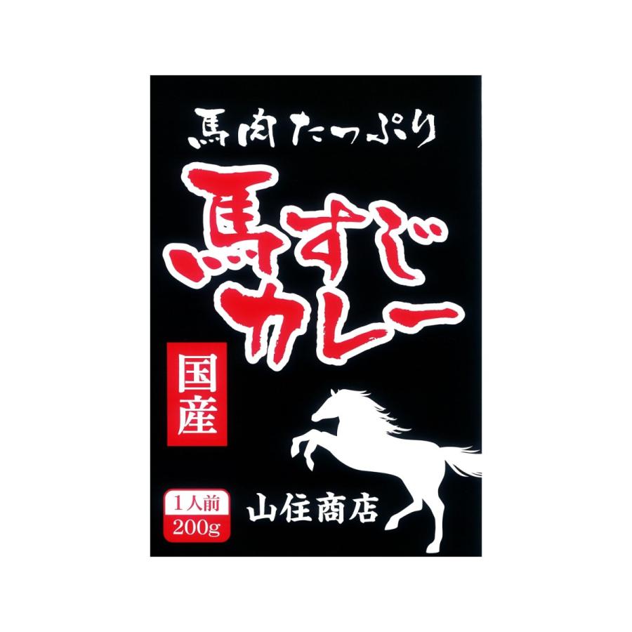 馬肉専門店 国産馬肉たっぷり馬すじカレー ご当地レトルトカレー お取り寄せ