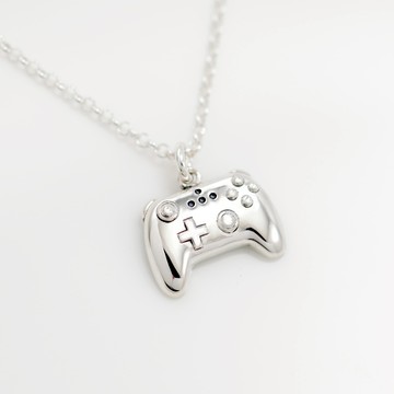 【Angel & Me】掌握人生 遊戲 搖桿 s925純銀項鍊 生日 聖誕禮物