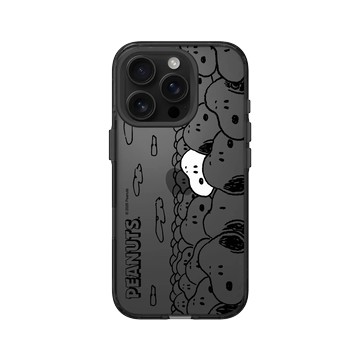 iPhone 16 Pro Clear (相機按鈕) 酷墨灰 - 史努比 Snoopy - 滿滿的Snoopy