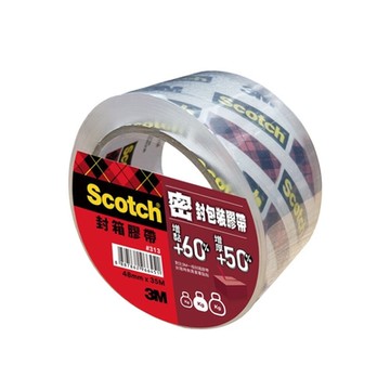 3M Scotch 313密封封箱透明膠帶-長途運送用 x4捲