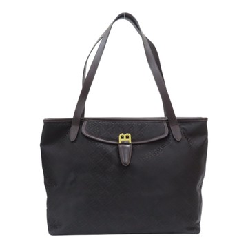 【二手名牌BRAND OFF】BALLY 巴利 棕色 帆布 手提包