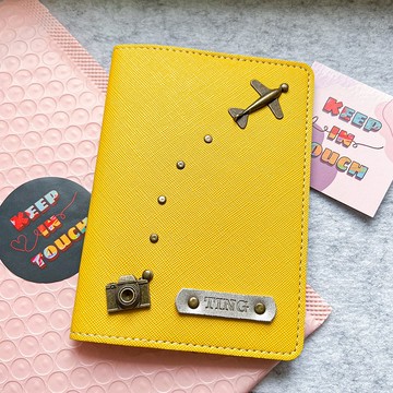 純手工客製護照套 免費刻名 客製化商品禮物