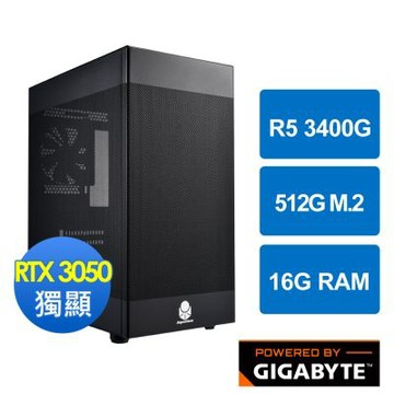 推★技嘉A520平台[太金聖主]R5_3400G/16G/RTX 3050/512G_M2