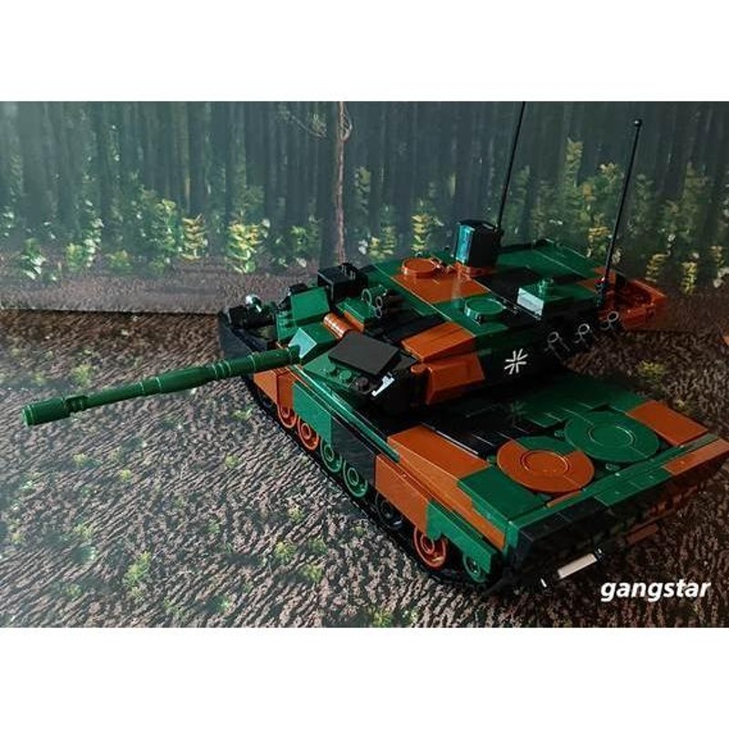 レゴ LEGO ブロック 互換 車 戦車 ドイツ レオパルド２A４/５ 主力戦車