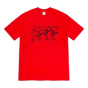 Supreme FW19 Week 4 x The Velvet Underground Drawing Tee