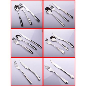 西餐餐具刀叉勺牛排專用刀主餐刀牛八刀叉勺具套裝家用長柄勺商用