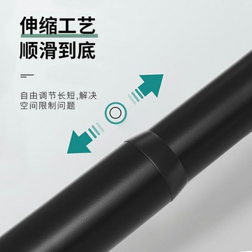 打孔晾衣桿免打孔伸縮桿衛生間浴室浴簾桿窗簾桿掛衣桿子曬衣陽臺