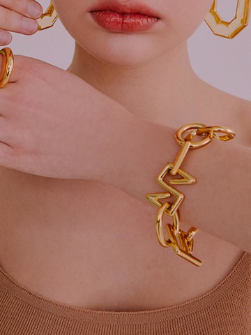 Viollina Chunky Bracelet Gold
