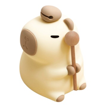 卡皮巴拉 小夜燈 木魚款 3000k/RGB燈光顏色 Type-C充電