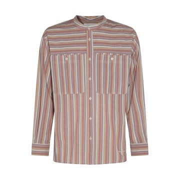 Marant - Ochre Cotton Stripe T-shirt