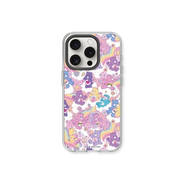RHINOSHIELD iPhone 13系列Clear(MagSafe 兼容)透明防摔手機殼Care Bears系列-粉紫樂園
