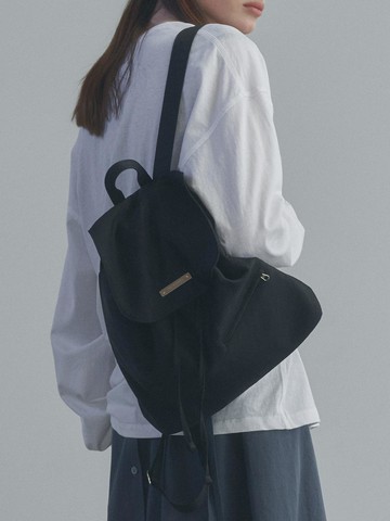 NYLON MINI BACKPACK [DEEP CHARCOAL]