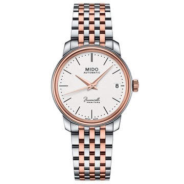 MIDO美度 官方授權 BARONCELLI永恆系列 復刻機械腕錶 新年禮物 推薦 送禮 33mm/M0272072201000