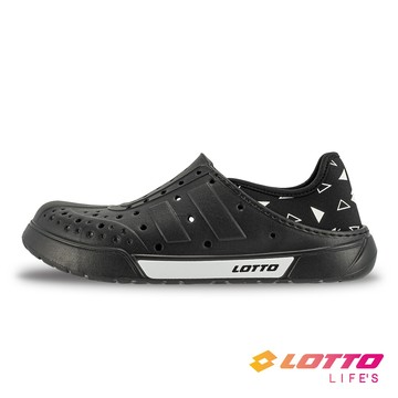 【LOTTO】Salina 輕量洞洞鞋-黑