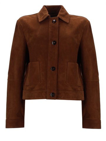 max mara suede "boxy" jacket