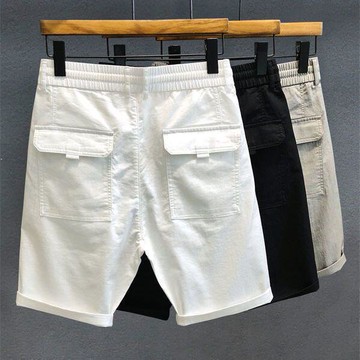 【雲渡小鋪】男短褲 男士五分褲 夏季新款男士純棉工裝休閒褲 港風百搭直筒帥氣五分褲