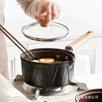 奶鍋不粘鍋家用湯鍋陶瓷泡面鍋小煮鍋煤氣灶專用輔食鍋熱牛奶