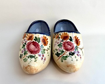 復古 1960 陶瓷裝飾鞋或小飾品架 |比利時