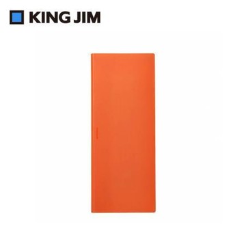 KING JIM_HOSSO單頁硬殼直立對折殼資料夾/5050T-OR/橘色