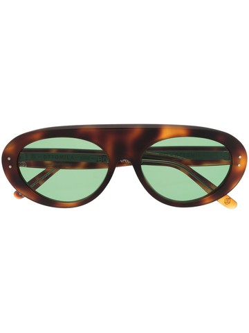 Retrosuperfuture - x Ottomila Bombardino round-frame tinted sunglasses - unisex - Acetate - 57 - Brown