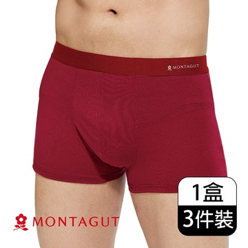 [家速配]夢特嬌金典暢銷平口褲3件組-XL(顏色隨機出貨)