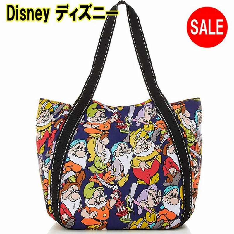 Disney ディズニー トートバッグ 大容量 バルーントート Dsw 1003 七人の小人 Navy 通販 Lineポイント最大0 5 Get Lineショッピング