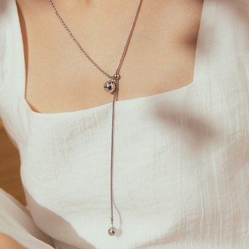 【Bonny & Read】[鋼飾] 拉普星環項鍊 可調式項鍊 長項鍊 日系 飾品【全現貨賣場】