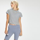 MP Women's Rest Day Women's Crop T-Shirt - Grey Marl - XS